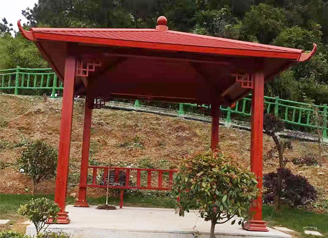 戶(hù)外涼亭四角亭