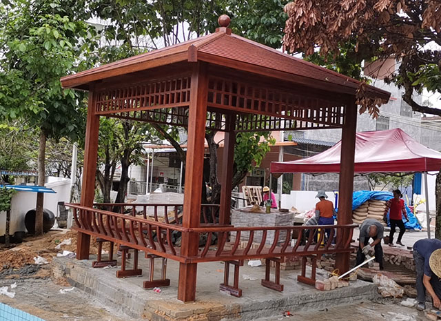戶(hù)外涼亭四角亭